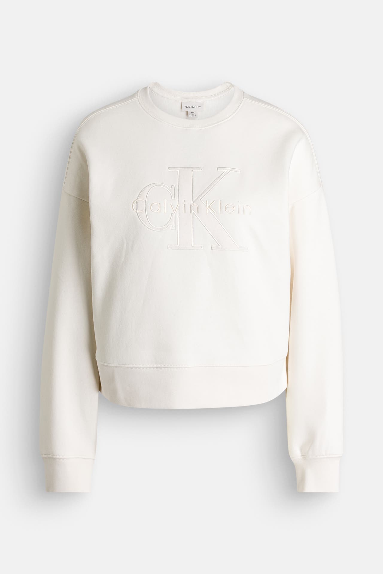 CALVIN KLEIN Sweatshirt ecru, Bild 1