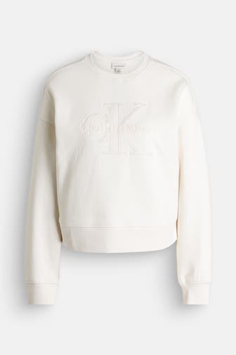 CALVIN KLEIN Sweatshirt ecru