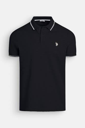 U.S. POLO ASSN. Polo-Shirt schwarz