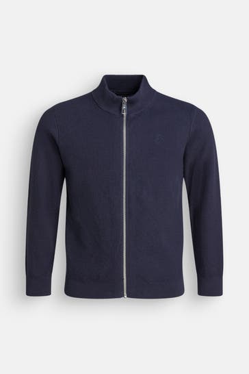 MARC O'POLO Strickjacke navy