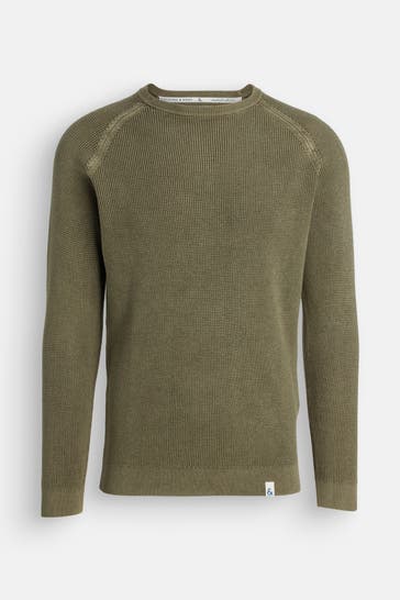 COLOURS & SONS Strickpullover oliv
