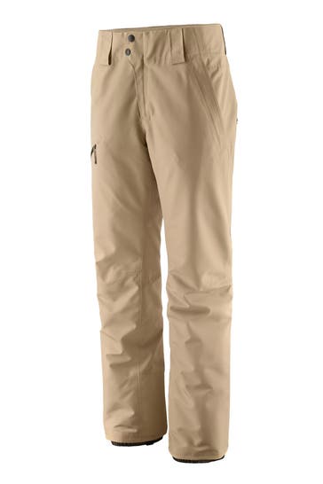 PATAGONIA Skihose 'Insulated Powder Town' beige