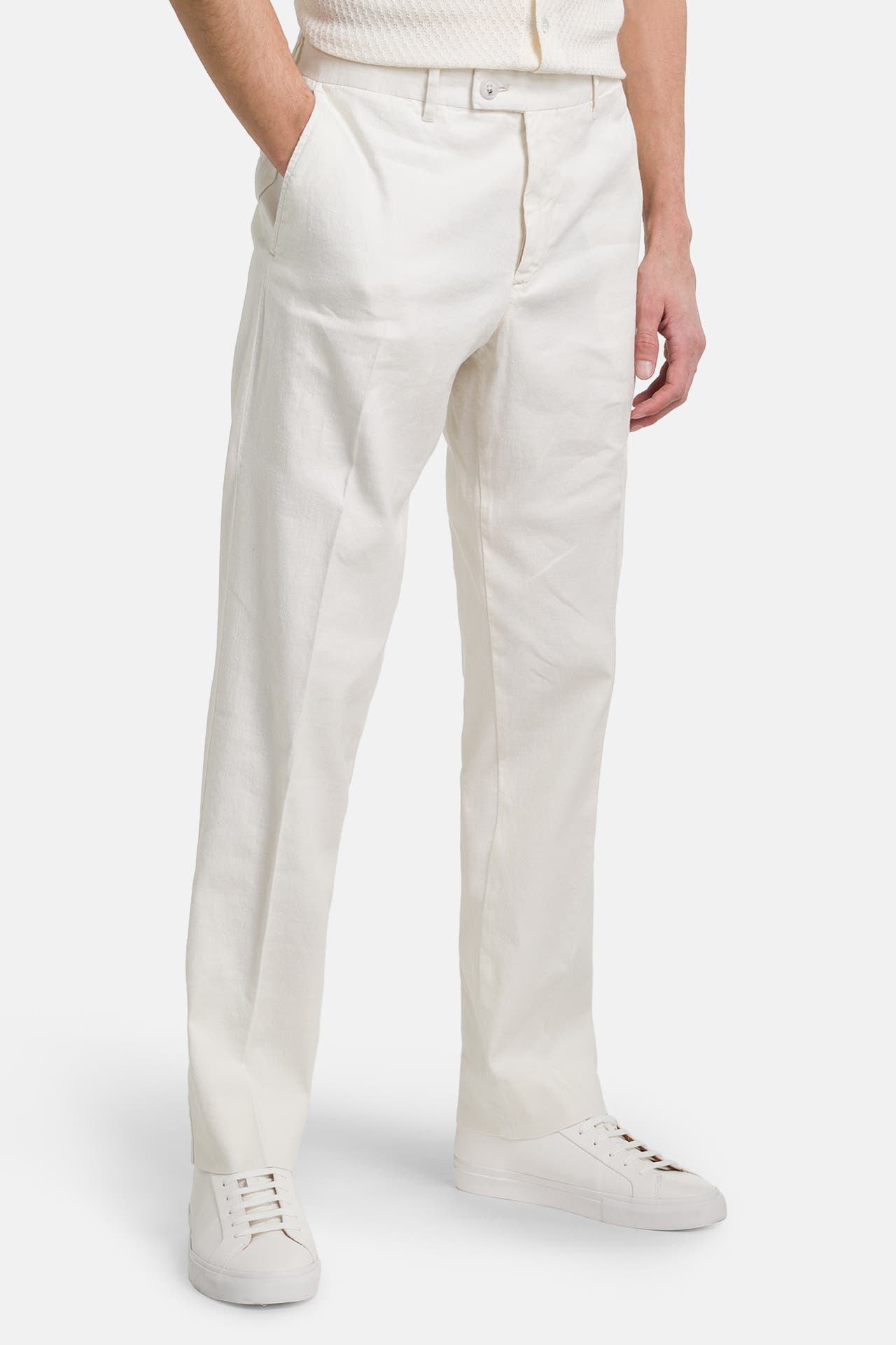 J.LINDEBERG Leinenmix-Hose 'Lois' offwhite, Bild 1