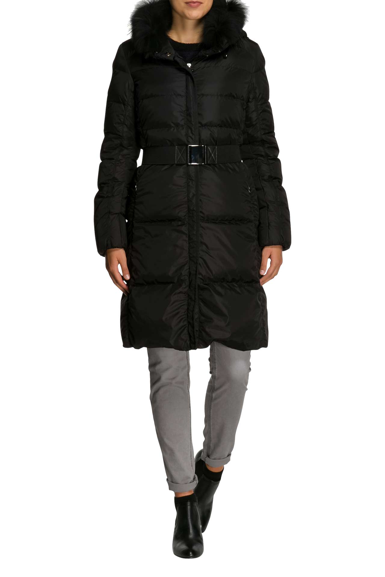 Marc cain daunenmantel schwarz clearance