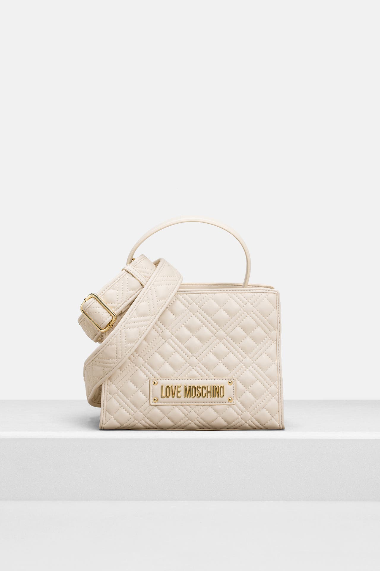 LOVE MOSCHINO Umhängetasche creme, Bild 1
