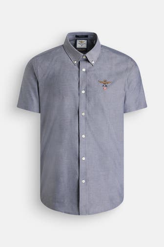 AERONAUTICA MILITARE Kurzarmhemd blaugrau