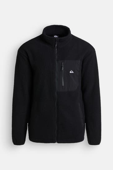 QUIKSILVER Fleecejacke schwarz