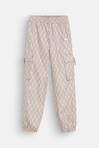 GUESS Stoffhose beige gemustert