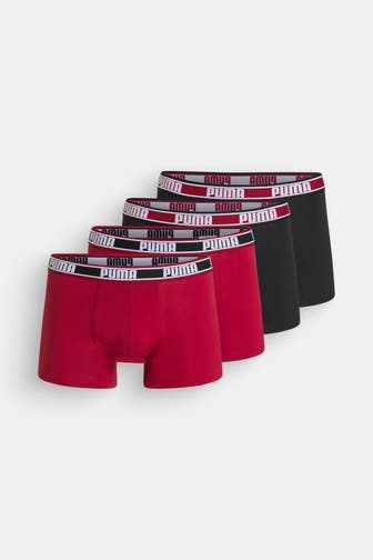 PUMA 4er-Pack Boxer Trunks mehrfarbig