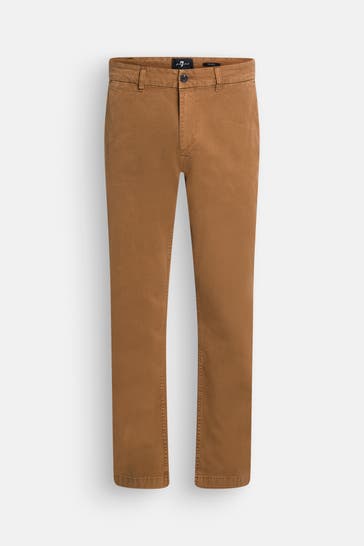 7 FOR ALL MANKIND Chino camel straight