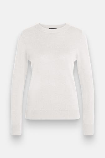 COMMA, Strickpullover weiß