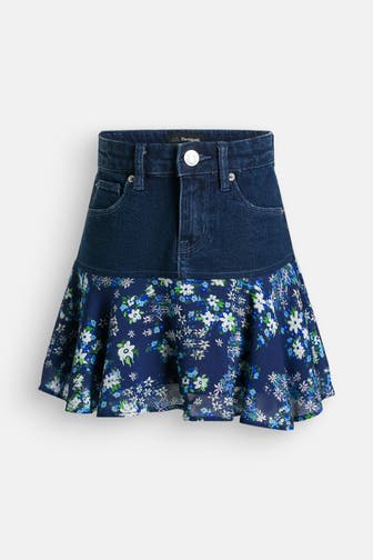 DESIGUAL Jeansrock gemustert