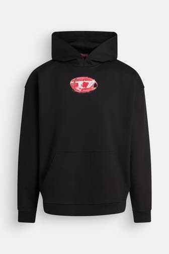 DIESEL Hoodie schwarz