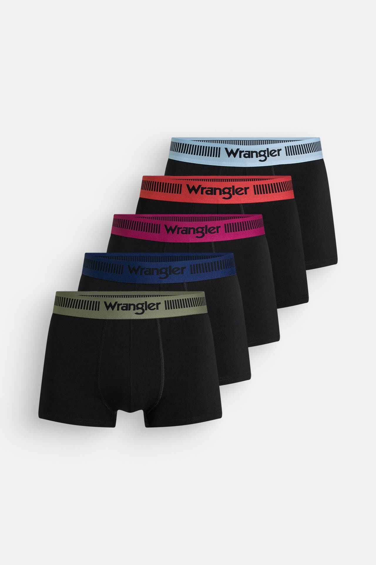 WRANGLER 5er-Pack Trunks 'Boote' schwarz, Bild 1