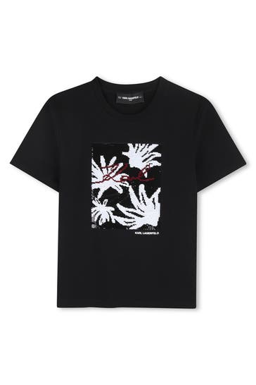 KARL LAGERFELD T-Shirt schwarz