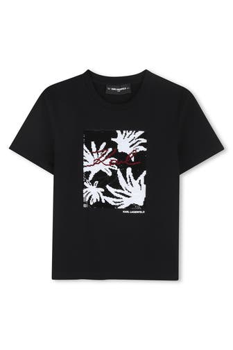 KARL LAGERFELD T-Shirt schwarz