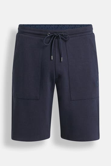 MICHAEL KORS - Wende-Sweatshorts navy gemustert