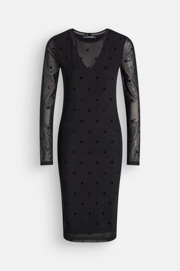 KARL LAGERFELD Kleid schwarz