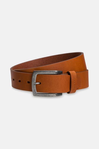 BUGATTI Ledergürtel cognac
