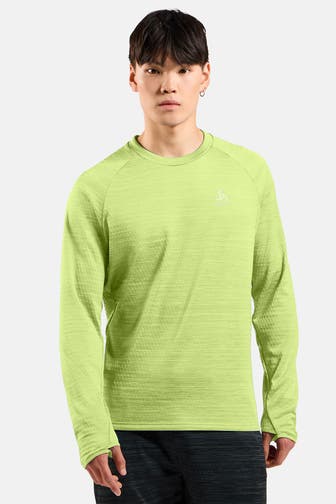 ODLO Midlayer 'Run Easy' neongrün
