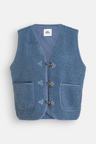 LOLLYS LAUNDRY Teddyweste 'Hugo' blau