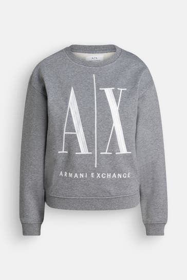 ARMANI EXCHANGE Sweatshirt grau