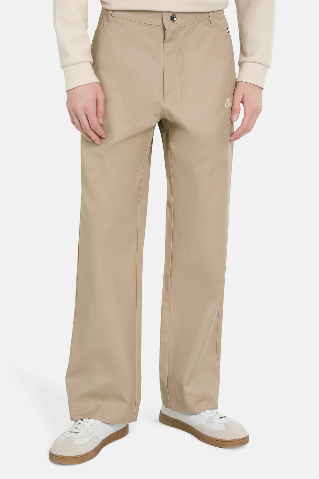 CHAMPION Stoffhose beige straight, Bild 1