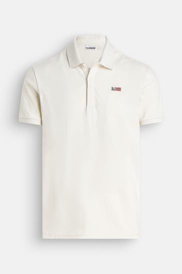 NAPAPIJRI Polo-Shirt 'Evan' offwhite