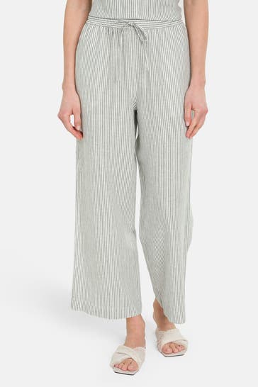 PART TWO Leinenmix-Hose 'Rosalee' hellgrün