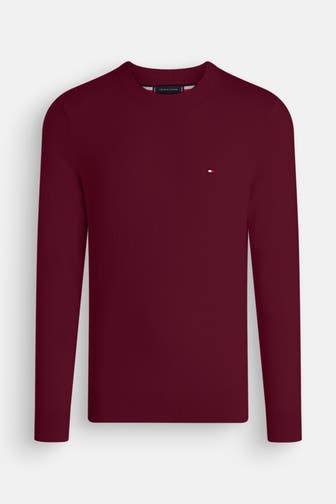 TOMMY HILFIGER Strickpullover bordeaux