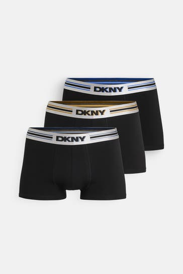 DKNY 3er-Pack Boxer Trunks 'Dover' schwarz