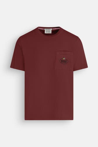 SCOTCH & SODA T-Shirt burgunder