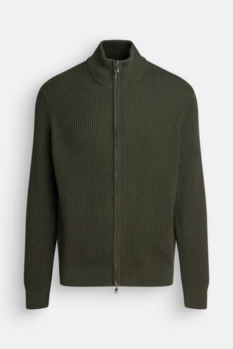 J.LINDEBERG Strickjacke dunkelgrün