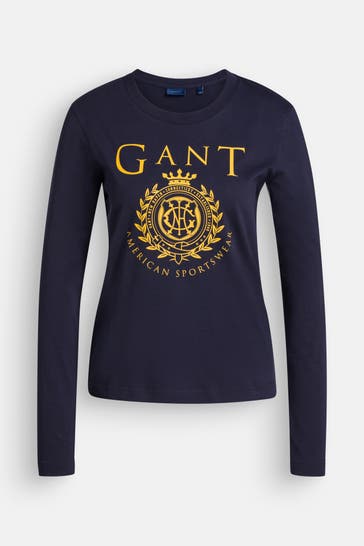 GANT Longsleeve dunkelblau
