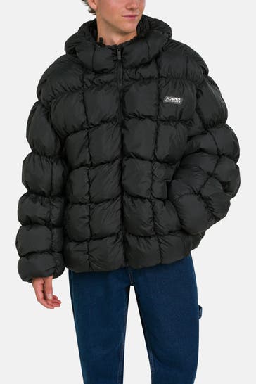 KARL KANI Steppjacke schwarz