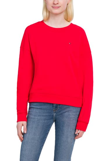 TOMMY HILFIGER - Sweatshirt rot