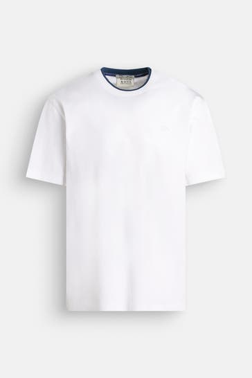 SCOTCH & SODA T-Shirt weiß