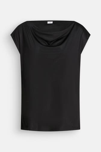 S.OLIVER BLACK LABEL Blusenshirt schwarz
