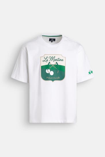 LA MARTINA T-Shirt weiß