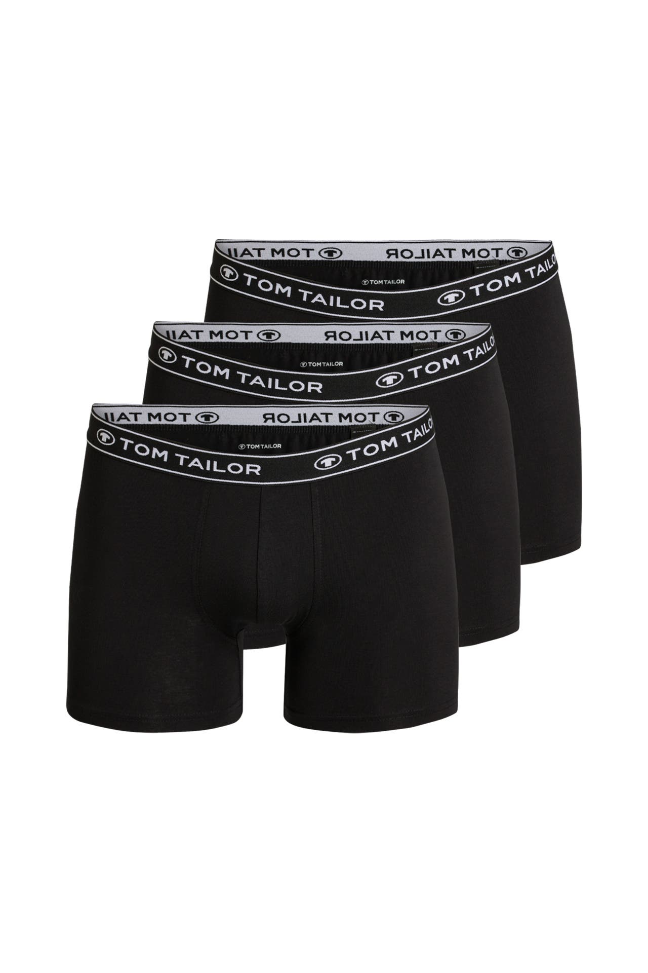 TOM TAILOR 3er-Pack Boxer Trunks schwarz, Bild 1