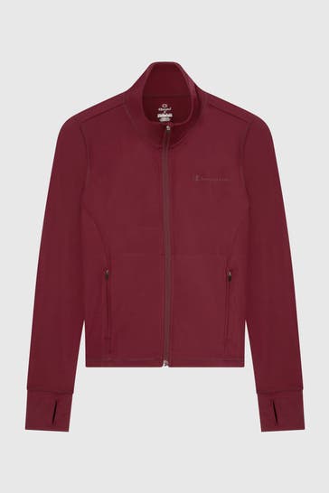 CHAMPION Sweatjacke weinrot