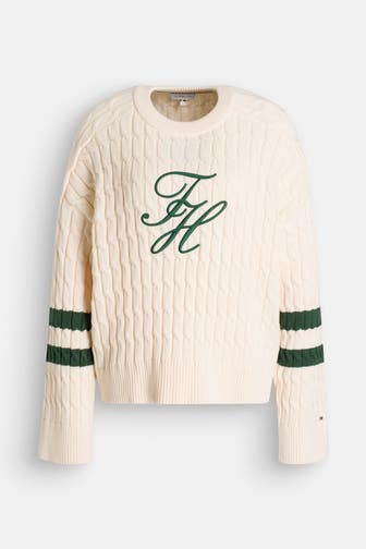 TOMMY HILFIGER Strickpullover ecru