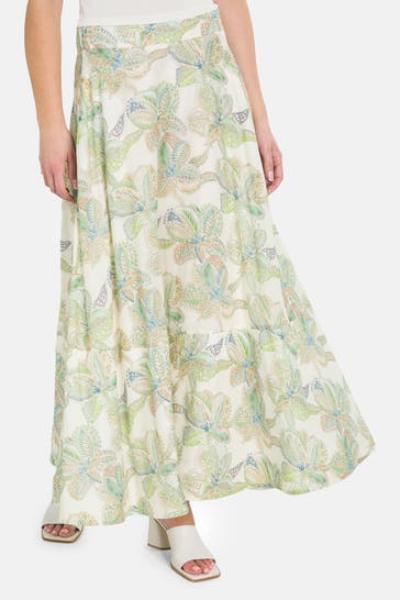 RIANI Maxirock gemustert