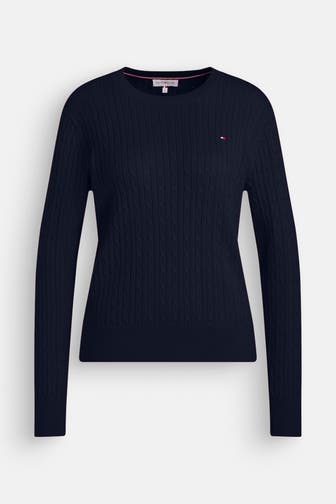 TOMMY HILFIGER Strickpullover nachtblau