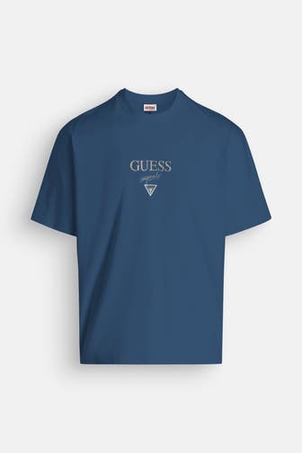 GUESS T-Shirt blau unisex