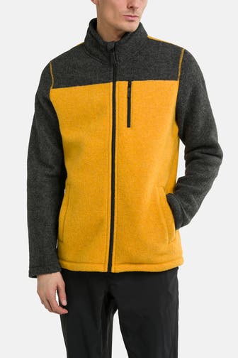 SMARTWOOL Wollmix-Fleecejacke zweifarbig