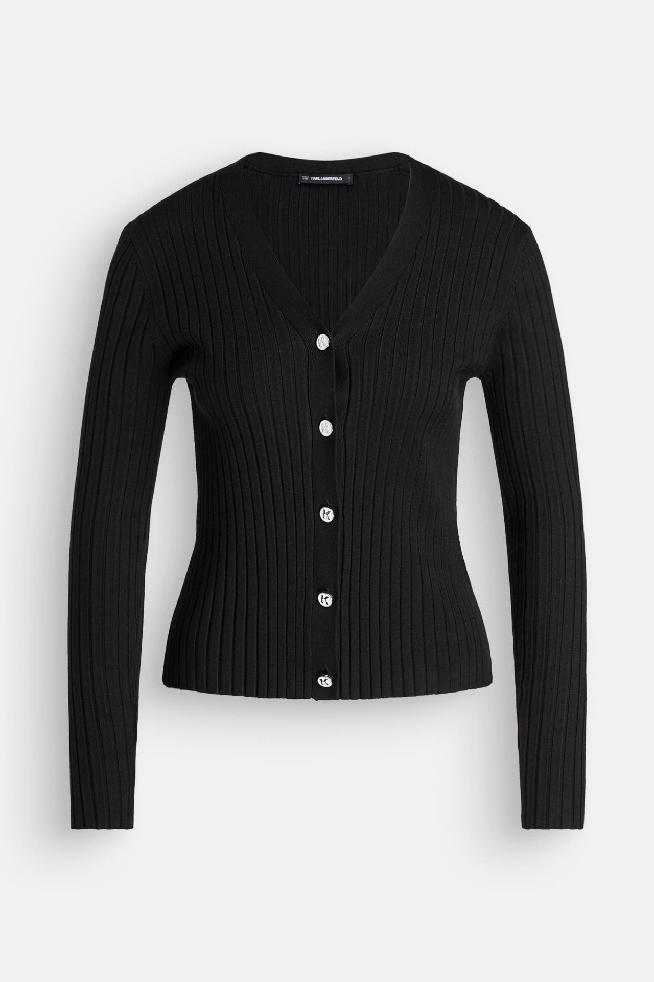 KARL LAGERFELD Strickjacke schwarz, Bild 1
