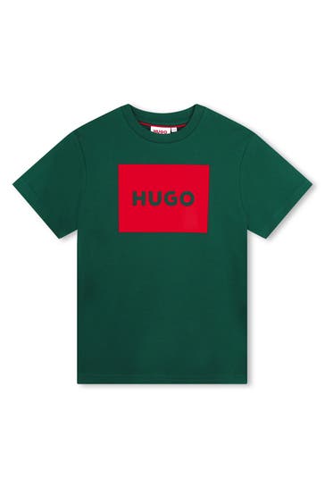 HUGO T-Shirt dunkelgrün