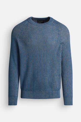 MARC O'POLO Strickpullover blau