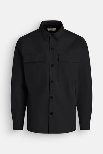 COLOURS & SONS Overshirt schwarz